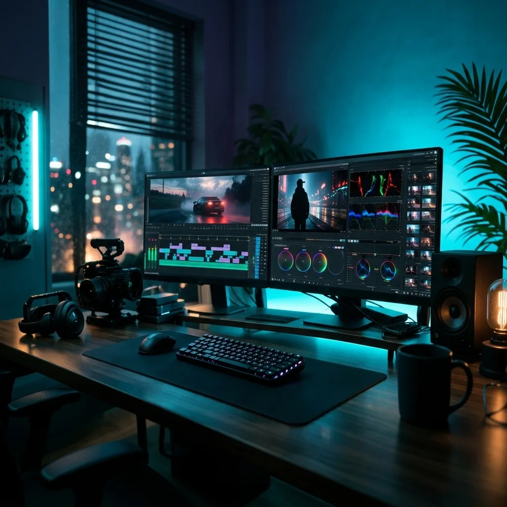 Video editing workspace